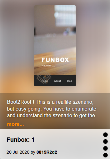 Funbox1 - born2root